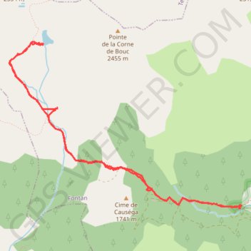 Aereo Caduto GPS track, route, trail
