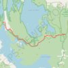 Gordon River Road GPS track, route, trail