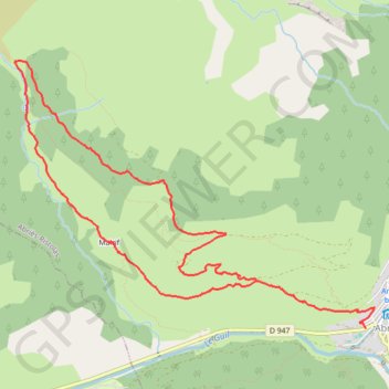 Les Bertins GPS track, route, trail