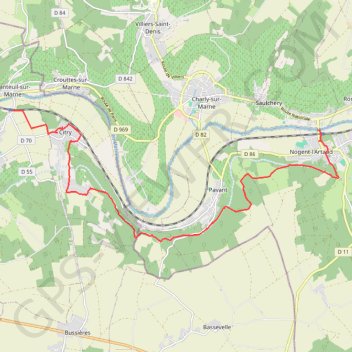 Rando de Nantueil-Saâcy à Nogent-l'Artaud GPS track, route, trail