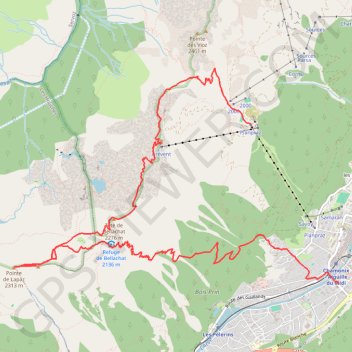 De Planpraz à Chamonix par le Brévent GPS track, route, trail