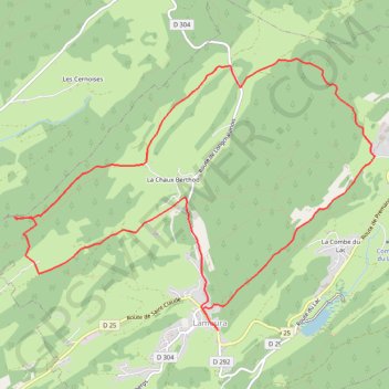 Tour du Célary - Lamoura GPS track, route, trail