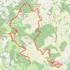 Chamberet, Les Fayes GPS track, route, trail