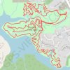 Blankets Creek Park MTB Loops GPS track, route, trail