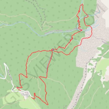Chalais_boucle cascades GPS track, route, trail