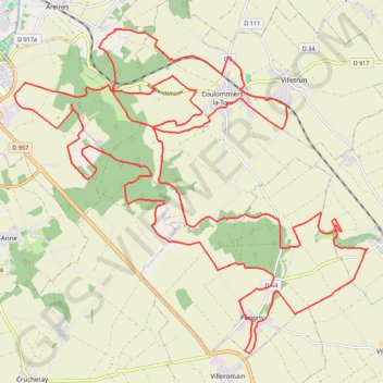 Rando Périgny GPS track, route, trail