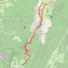 Les rochers de Lorzier GPS track, route, trail