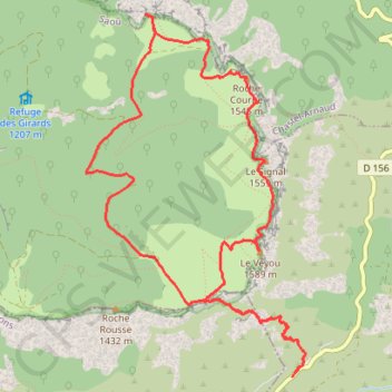 Les 3 Becs, à partir du Col de la Chaudière, par le Pas de Siara GPS track, route, trail