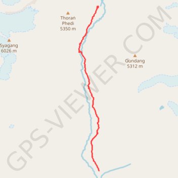 Tour Annapurna - Jour 09 - Yak Khaka - Torung Phedi GPS track, route, trail
