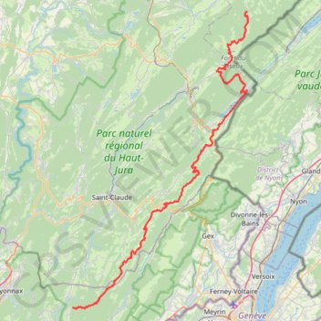 GTJ arrivee Pre Poncet GPS track, route, trail
