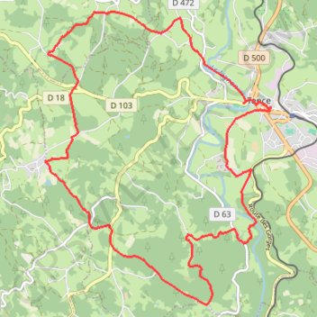 Du Lignon à Pouzols - Tence GPS track, route, trail