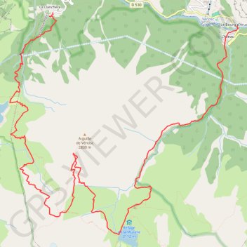 Aiguille de Venosc GPS track, route, trail