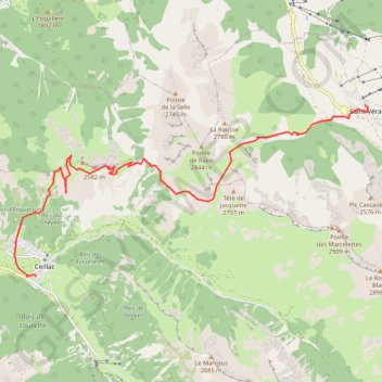 Saint-Véran - Ceillac GPS track, route, trail