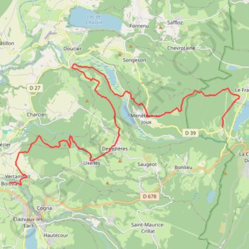 Boissia - Le Frasnois GPS track, route, trail