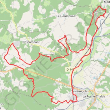 Parcoul 44 kms GPS track, route, trail