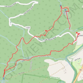 Lady Barron Falls Track GPS track, route, trail