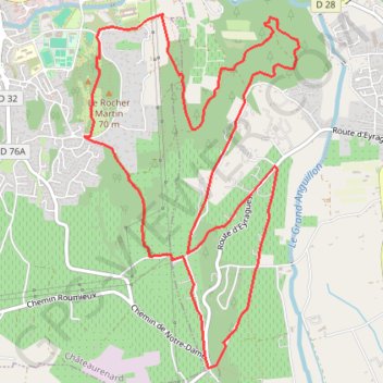 Randonnée Châteaurenard GPS track, route, trail