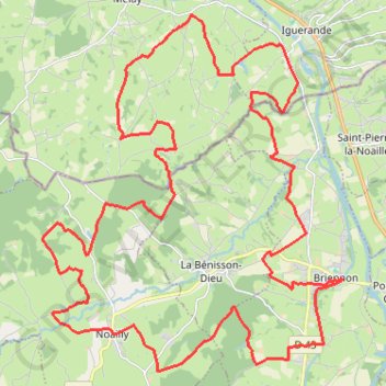 La Briennonaise - Mix des circuits GPS track, route, trail