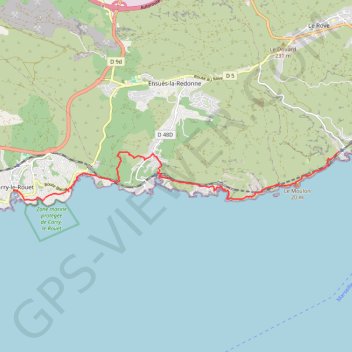 Niolon Carry GPS track, route, trail