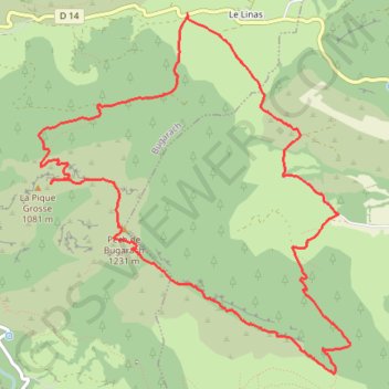 Col de Linas GPS track, route, trail