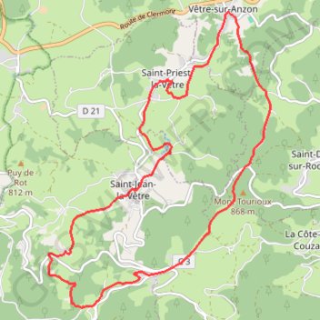 Ventuel - Saint-Jean-La-Vêtre GPS track, route, trail