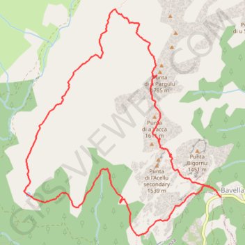 Bavella GR20 et variante alpine GPS track, route, trail