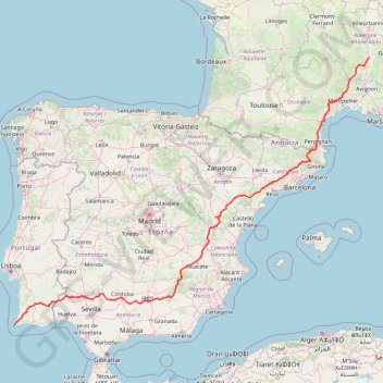 Stage 26: Valence to Saint-Jean-de-Fos — European Divide Trail GPS track, route, trail
