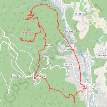 Le Roc de Bessedes GPS track, route, trail