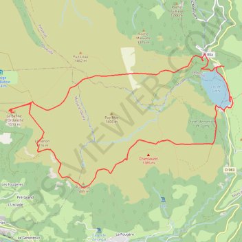 Murol - Banne d ordange GPS track, route, trail