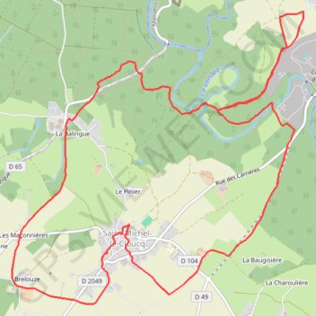 Marche Saint Michel le Clouq GPS track, route, trail