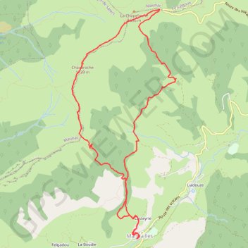 Puy de Chavaroche GPS track, route, trail