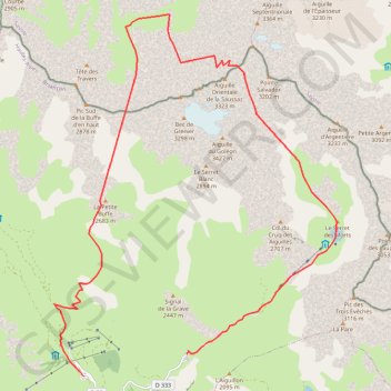 Tour du Gros Léon GPS track, route, trail