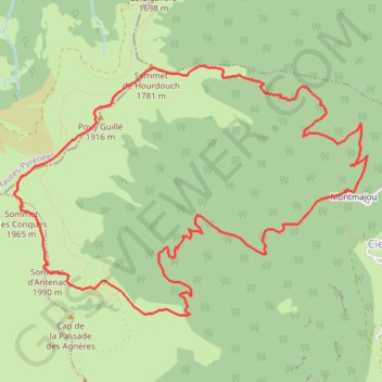Rando antenac GPS track, route, trail