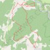 La Bastide-de-Virac - goule de la Foussoubie - Rieussec - la Bastide GPS track, route, trail