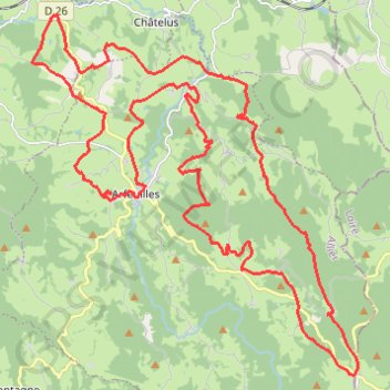 Marche de la Vallée du Barbenan GPS track, route, trail