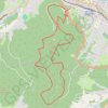 Saint dié, massif du Kemberg GPS track, route, trail