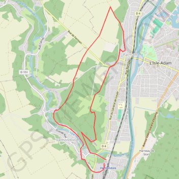 La Croix des verts GPS track, route, trail