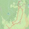 Le Sénépy depuis les Signaraux GPS track, route, trail