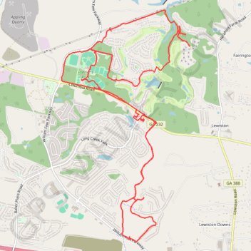 Patriot's Park Loop GPS track, route, trail