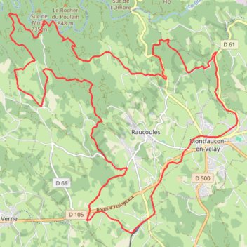 Randonnée du 04/11/2021 à 17:35 GPS track, route, trail