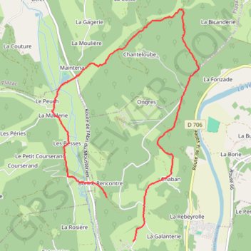 10 mars 2021 à 14:30:11 GPS track, route, trail