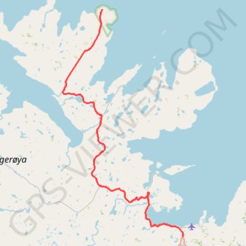 001: Nordkapp – Honningsvag (DEVELOPED) GPS track, route, trail