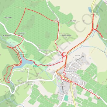 Rando blasimon GPS track, route, trail