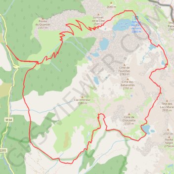 Claï Supérieur GPS track, route, trail