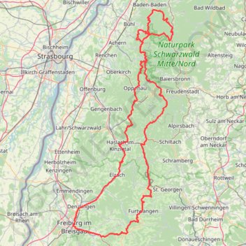 Tour Foresta Nera - D2 GPS track, route, trail