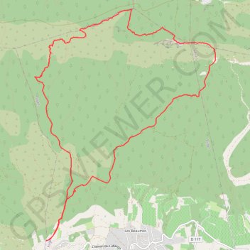 Vallon du Degoutau GPS track, route, trail