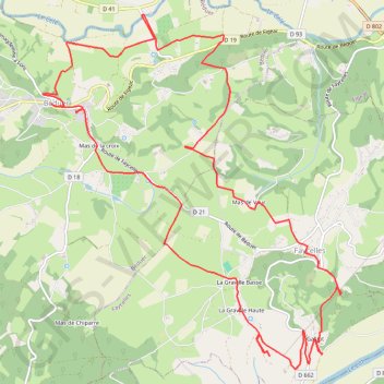 Boucle de Faycelles via Béduer GPS track, route, trail