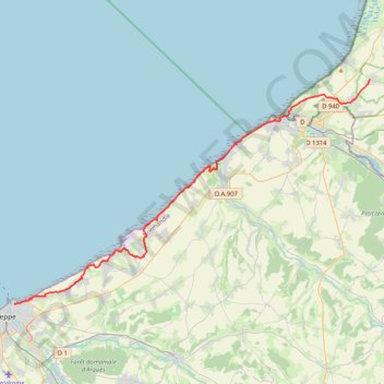 GR21 Dieppe GPS track, route, trail