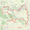 Les Coteaux du Morin et de l'Aubetin - Grand raid - Mortcerf GPS track, route, trail