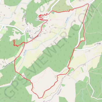 Clansayes et Notre-Dame de Toronne GPS track, route, trail